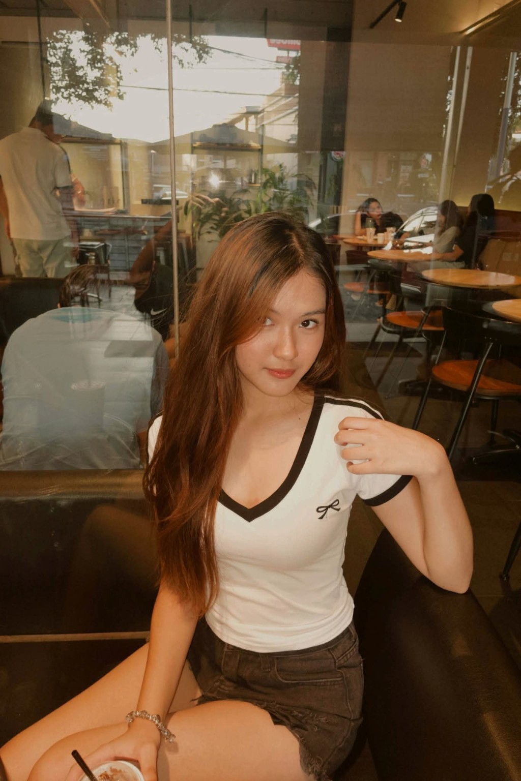 Cafe casual lifestyle portrait